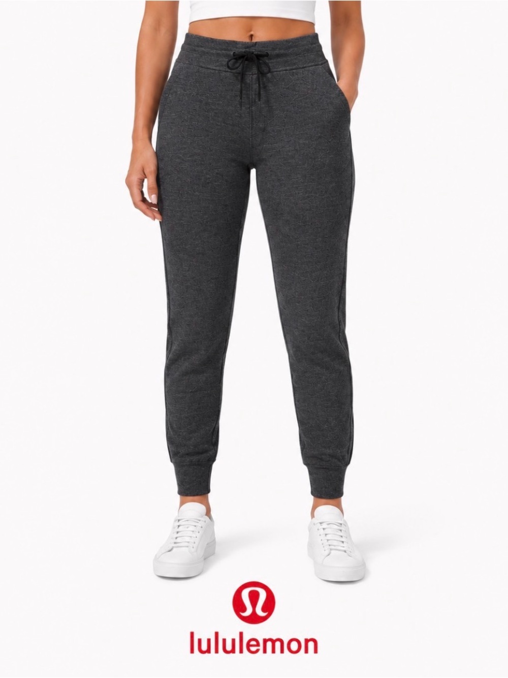 Lululemon Ready To Rulu Jogger Pants Womens 8 Gray High Rise 29” Athleisure Gym